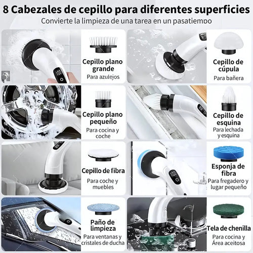 Cepillo de limpieza electrico 9en1